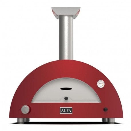 Alfa Forni Moderno 2 Pizze Hybrid-Pizzaofen Antique Red