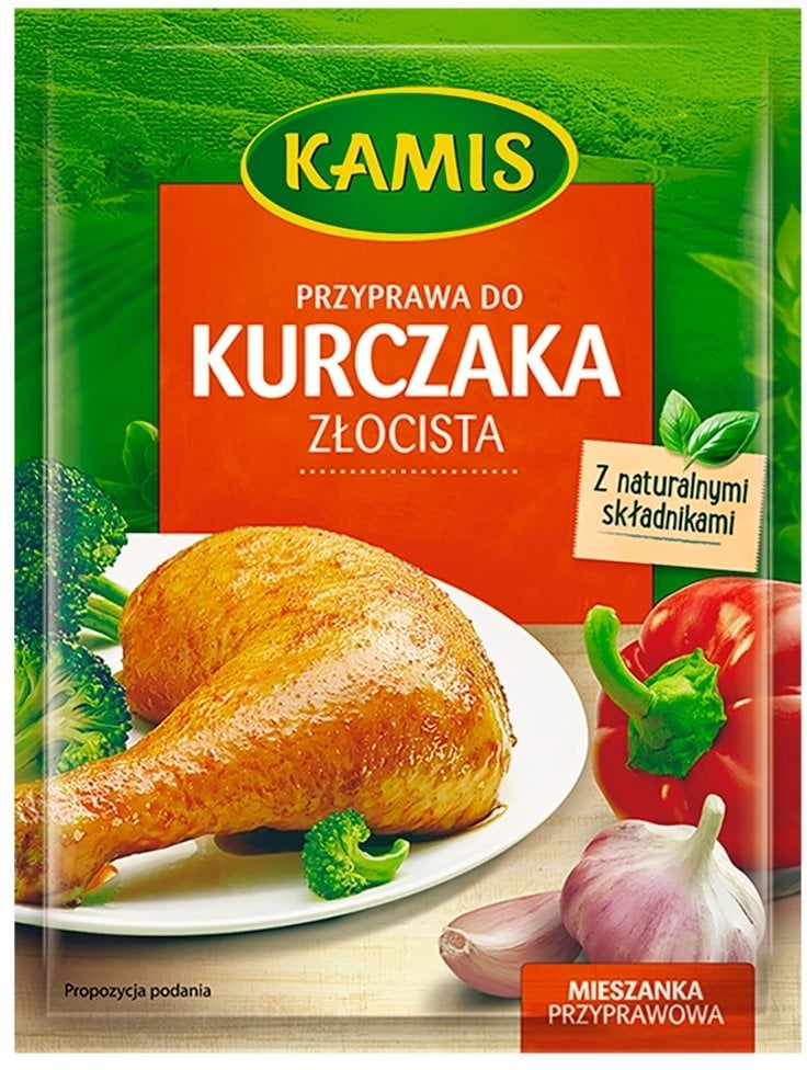Kamis Mieszanka przyprawowa przyprawa do kurczaka złocista 20 g