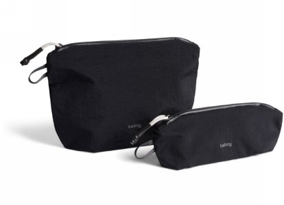 Cometic Bellroy Lite Pouch Duo - set of two travel organizers (18 cm x 27 cm x 1,5 cm oraz 8 cm x 23 cm x 6 cm) (black)
