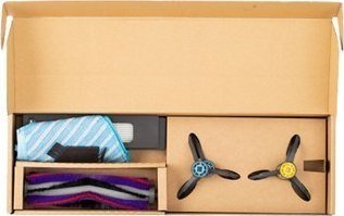 Midea Midea M7 Spare Parts Kit 2x Side Brushes, 1x Cleaning Brush, 2x HEPA, 1x Mopping Cloth, 1x Roller Brush, Suitable for Robot Vacuum Cleaner M7