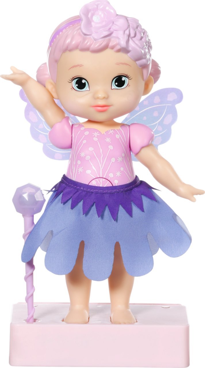 Zapf ZAPF Creation BABY born Storybook Fairy Violet 18cm, doll (with magic wand, stage, backdrop and little picture book)