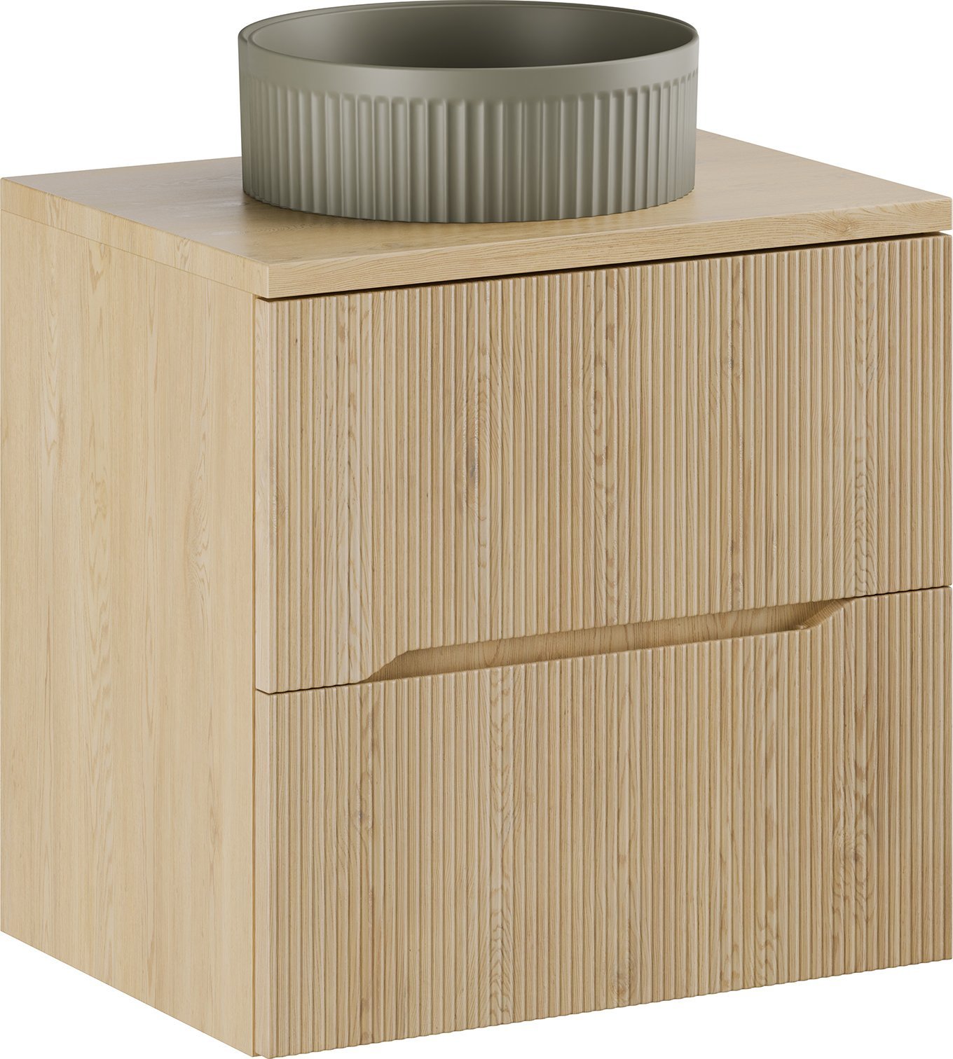 Zestaw meblowy 60cm z blatem i umywalką nablatową Beyond