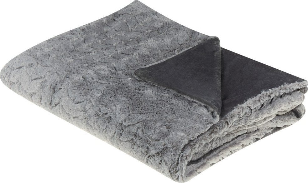 Beliani Koc 150 x 200 cm szary SARASWATI