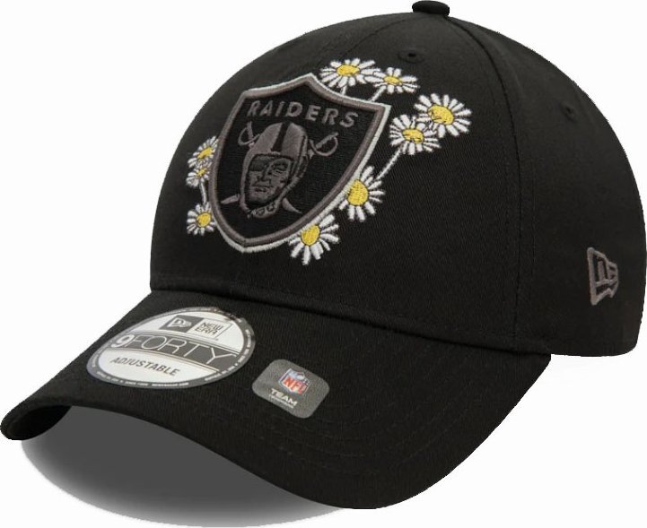 New Era Czapka z daszkiem NEW ERA Las Vegas Raiders Flower Icon Black 9FORTY
