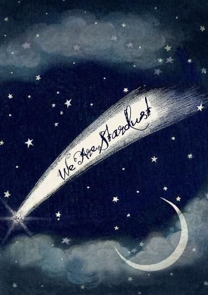 Madame Treacle Karnet B6 brokat z kopertą Droga mleczna