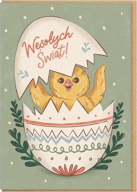 Karnet Wielkanoc - Wesołych Świąt!