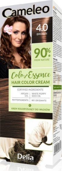 Delia DELIA COSMETICS Cameleo Color Essence Krem koloryzujący nr 4.0 - brown 1op.