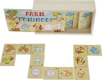 Adar Domino obrazkowe drewniane Zwierzątka 543485