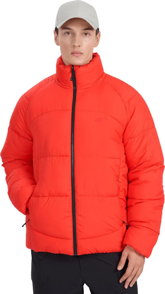 Kurtka męska 4f Kurtka puchowa męska M0707 czerwona 4FRAW25TDJAM0707 62S L