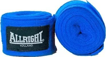 Beltor Bandaż bokserski Allright 4,2m niebieski 4m