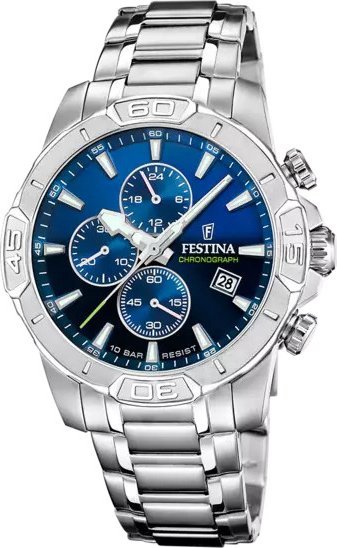 Zegarek Festina Zegarek męski Festina F20704-4 srebrny