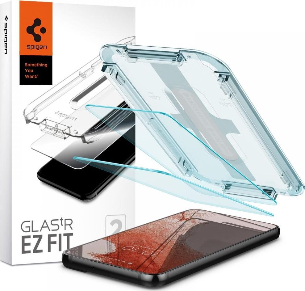 Spigen 2x Szkło Hartowane Braders Spigen Glas.tr Ez Fit do Galaxy S22 Plus