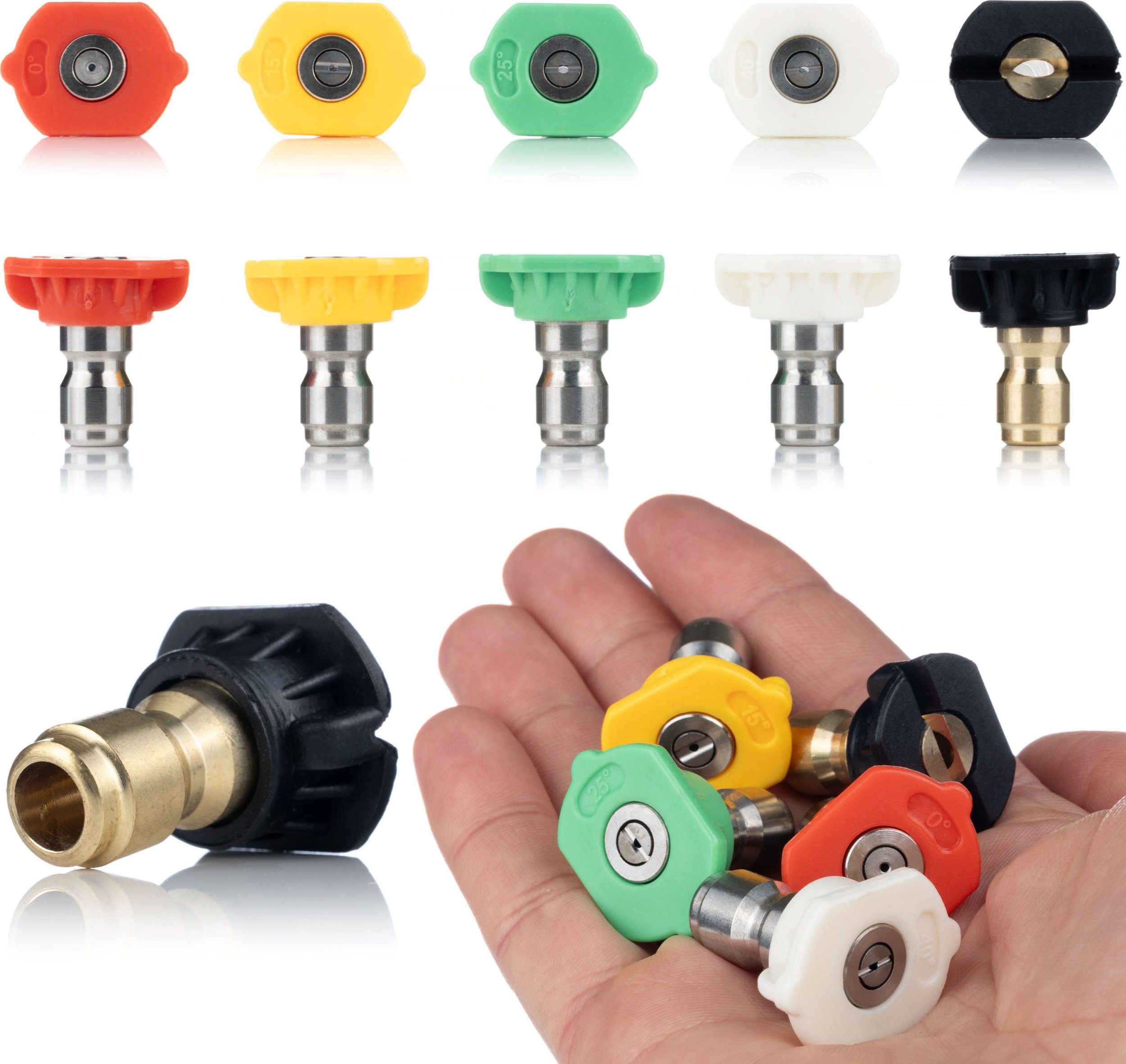 Rosfix ZESTAW 5 DYSZ DO MYJKI CIŚNIENIOWEJ SZYBKOZŁĄCZKA ROSFIX LAVOR PARKSIDE HQ