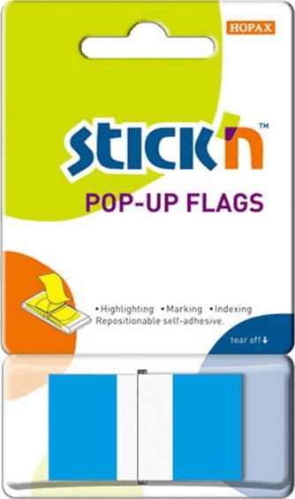 Stickn ZAKŁADKA IND.STICK N W PODAJN.NIEB.26024 ZAKŁADKI 45X25MM/50