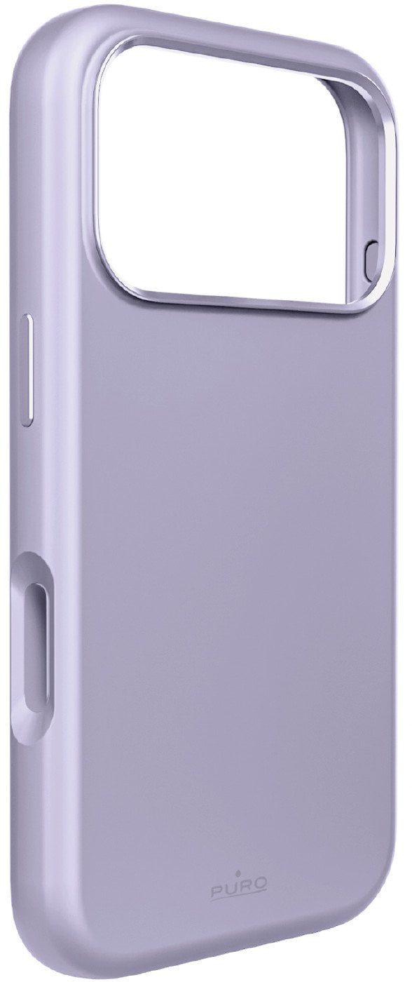 Etui silikonowe Pure Icon Mag Pro Liquid Silicone na iPhone 17 Pro kompatybilne z MagSafe, z ochroną aparatu i aluminiowymi przyciskami - różowe