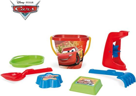 Wader Komplet do piasku 7 elementów Auta (234617)