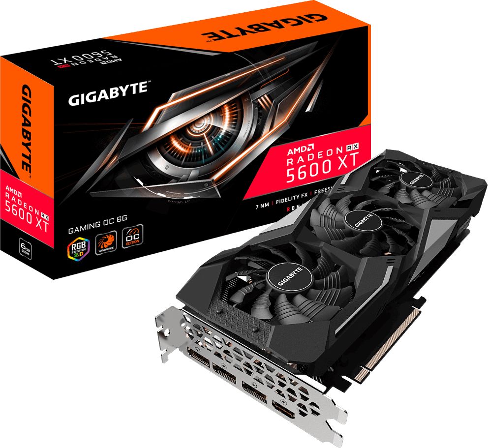 Karta graficzna Gigabyte Radeon RX 5600 XT Gaming OC 6GB GDDR6 (GV-R56XTGAMING OC-6GD)