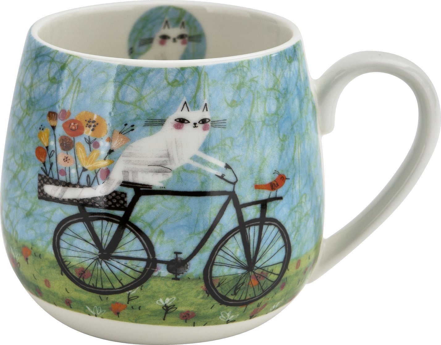 DUO Kubek porcelanowy baryłka 430 ml Rower