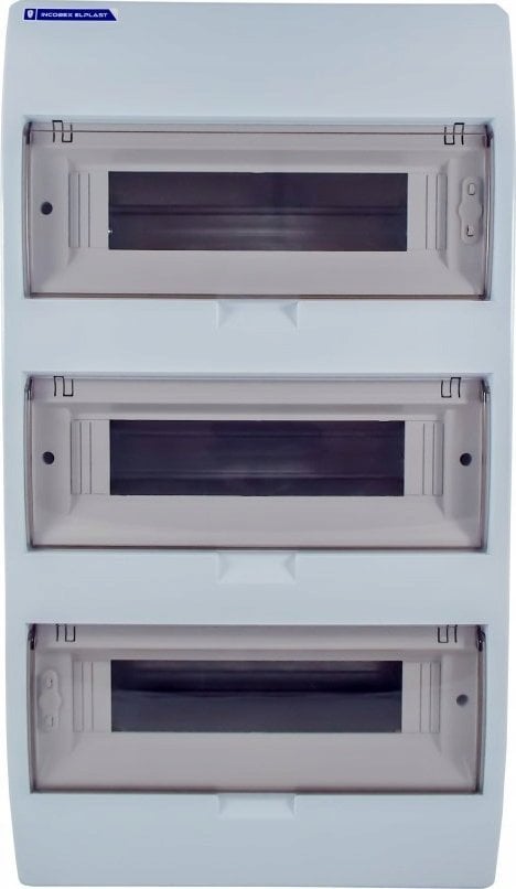 Incobex Rozdzielnica modułowa S36 podtynkowa IP40 z dymną osłoną N+PE ENE-00343