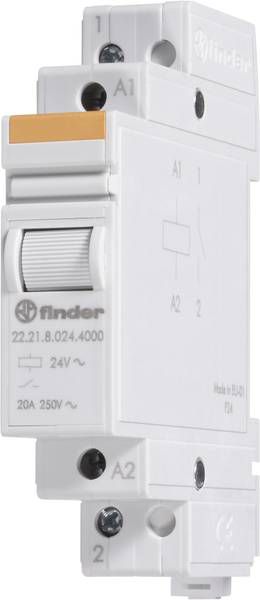 Finder Przekaźnik modułowy mocy 1Z 20A 230V AC, styk AgSnO2 (22.21.8.230.4000)