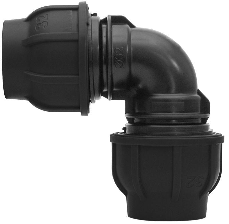 Gebo Kolano 90° zaciskowe 32mm - 130832