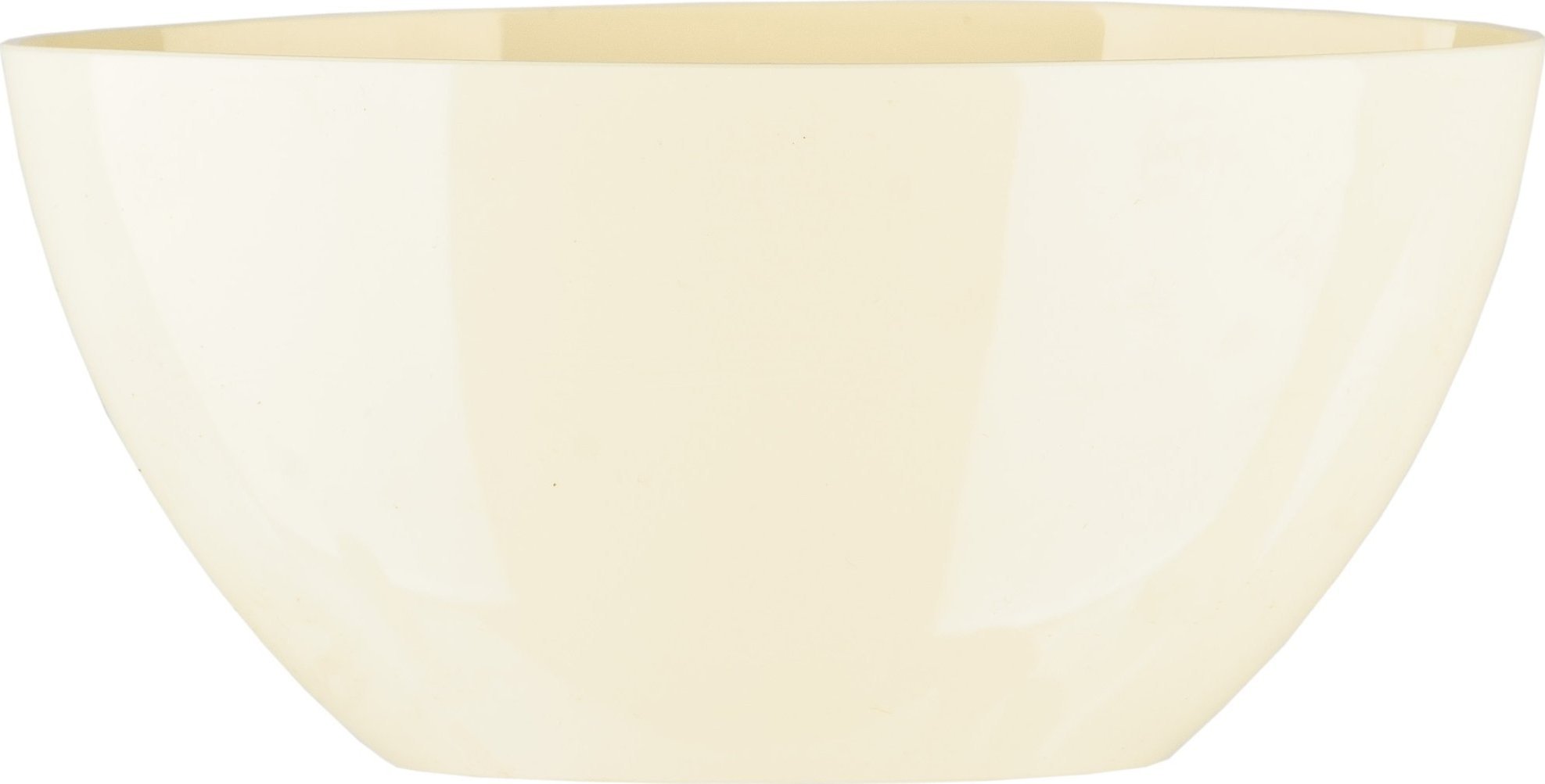 Kadax Doniczka Osłonka Na Kwiaty Połysk Kremowa 30 cm