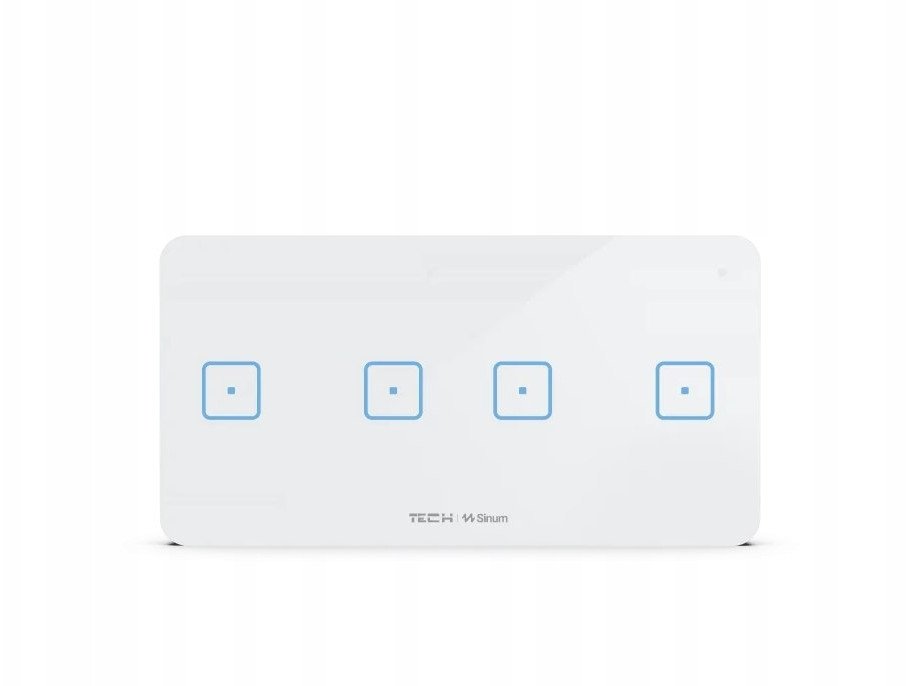 Bezprzewodowy włącznik czteropolowy biały WSS-22 Tech Sterowniki