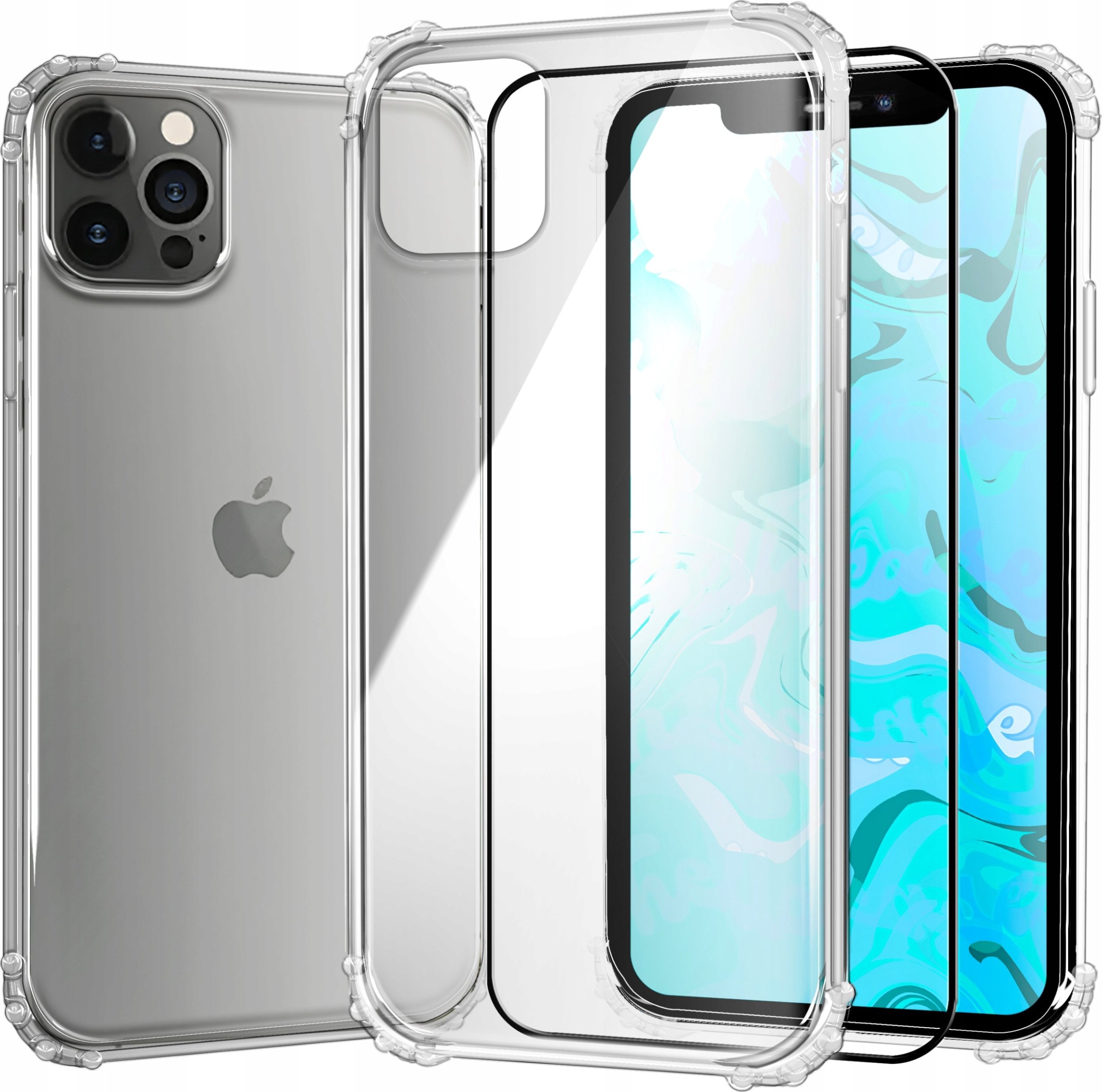 Hello Case ETUI PANCERNE DO APPLE IPHONE 12 PRO | CASE SILIKON ANTI SHOCK | SZKŁO