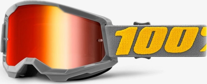 100% Gogle STRATA 2 IZIPIZI (Szyba Czerwona Lustrzana Anti-Fog, LT 38%+/-5%)