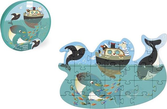 Scratch Scratch, Puzzle konturowe Orki 31 elem.