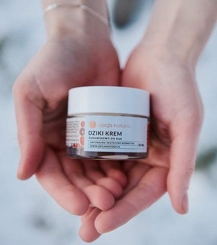 OPCJA NATURA_Dziki krem żurawinowy do rąk 50ml