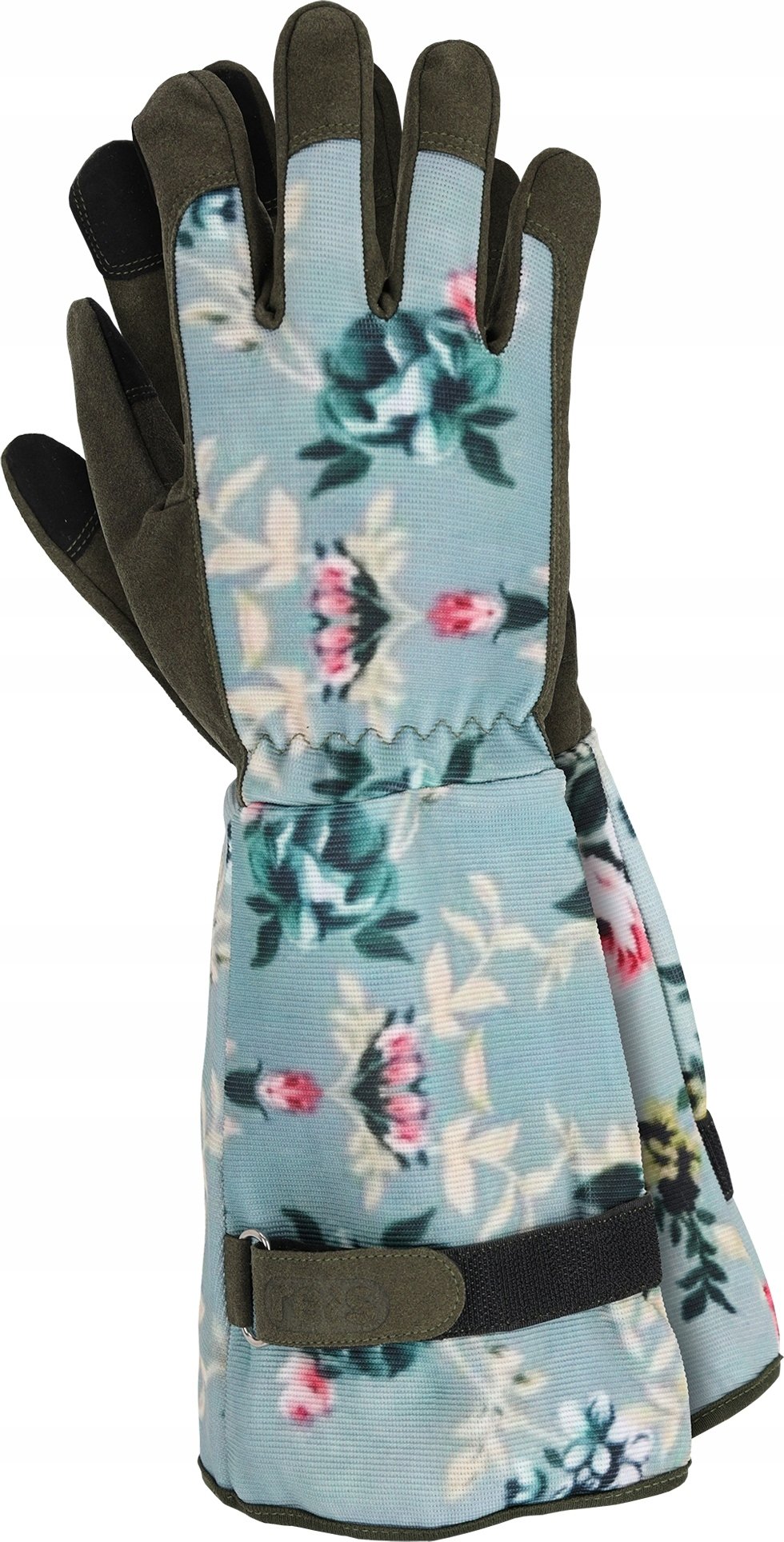 Reis Rękawice ochronne końcówki palców dodatkowe wzmocnienia gumka nadgarstek dzianina: 98% poliester 2% elastan w połączeniu ze skórą syntetyczną zam