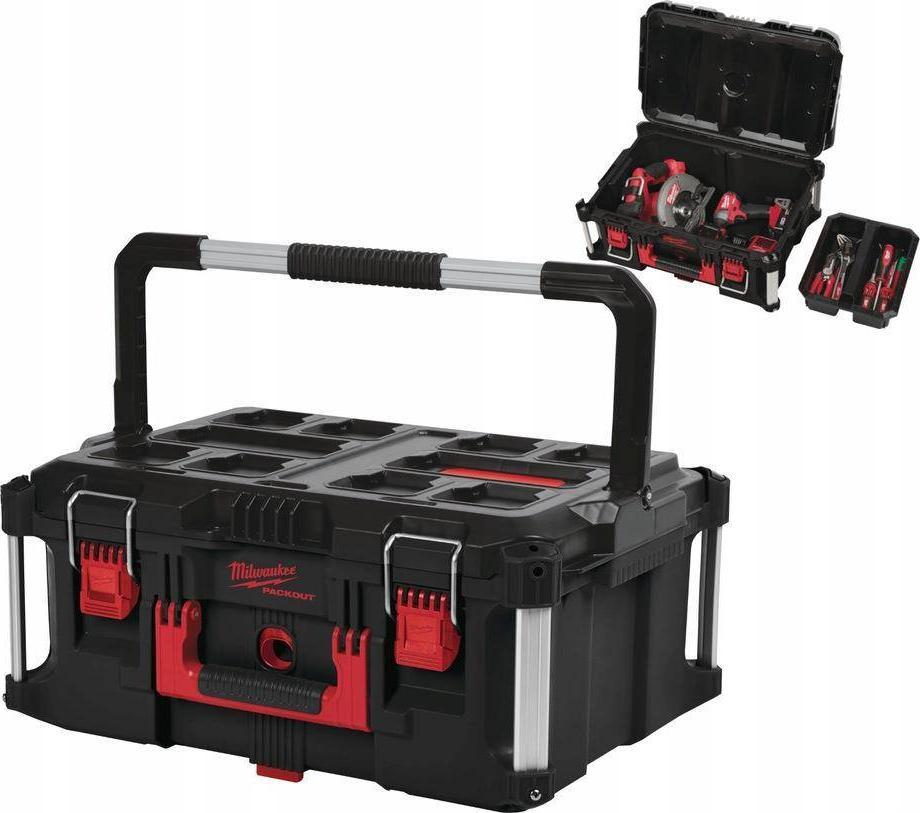 Milwaukee Narzędziowa skrzynka do przenoszenia milwaukee skrzynka walizka na narzędzia milwaukee PRO duża
