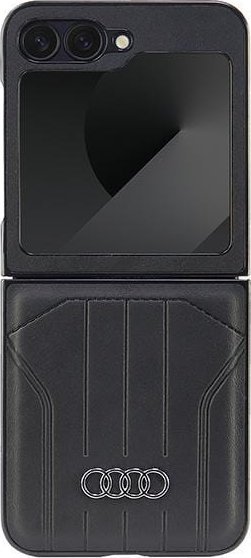 Audi Synthetic Leather MagSafe Z Flip6 F741 czarny/black hardcase AU-TPUPCFlip6-Q5/D1-BK