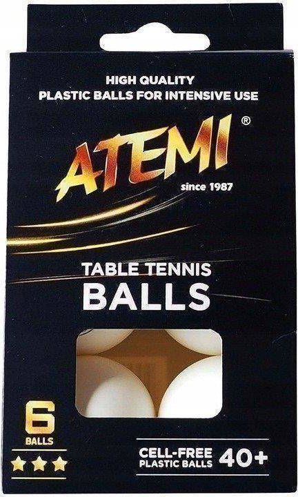 Atemi Piłeczki do tenisa stołowego 6 szt.