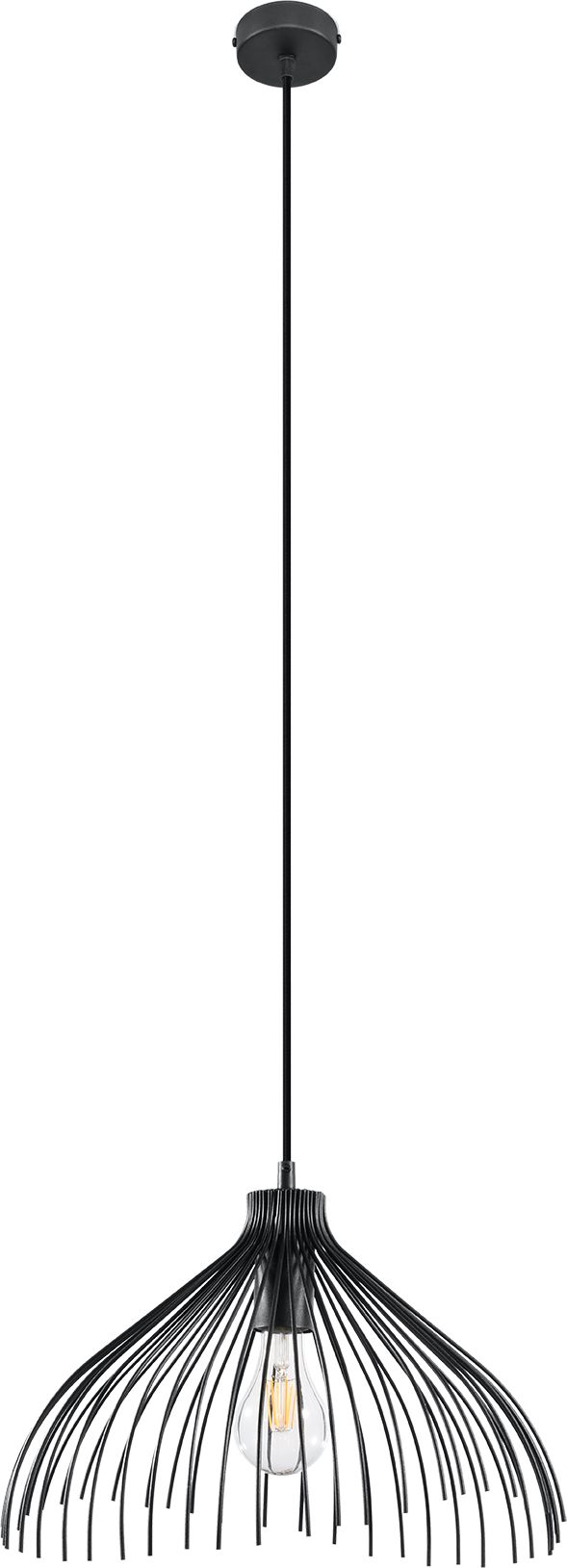 Lampa wisząca Sollux Nowoczesna lampa sufitowa czarna Sollux UMB SL.0665