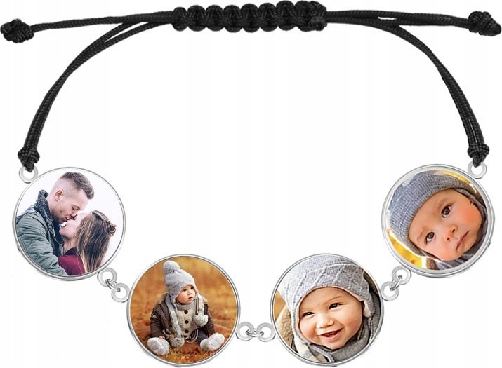 Radziszewska Jewellery Bransoletka ze Zdjęciami SREBRO DEDYKACJA GRATIS