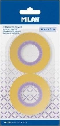 Taśma przezroczysta 12mm x 33m 2szt MILAN