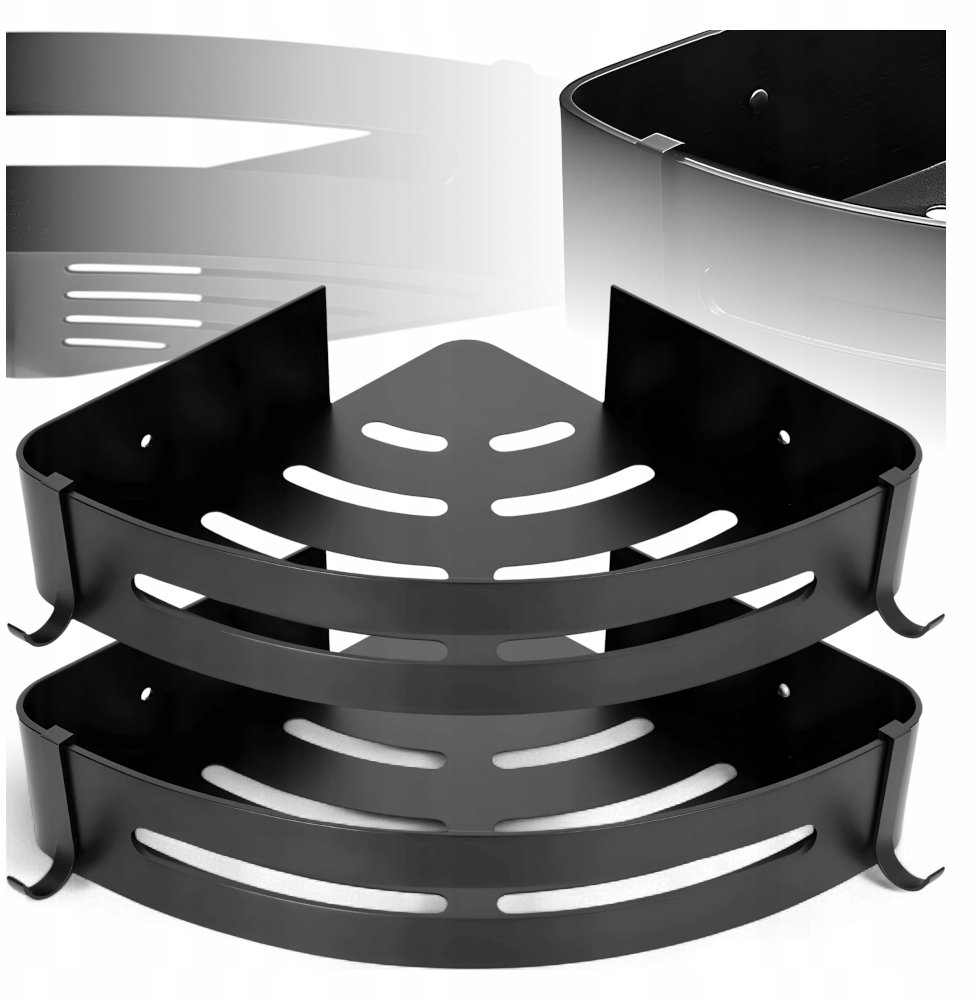 WISZĄCA PÓŁKA ŁAZIENKOWA NAROŻNA KANZA