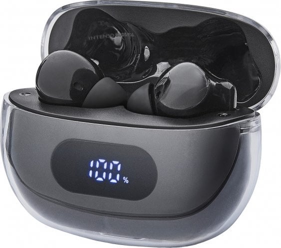 Słuchawki Intenso Intenso Buds Plus T310AE, headset (black)