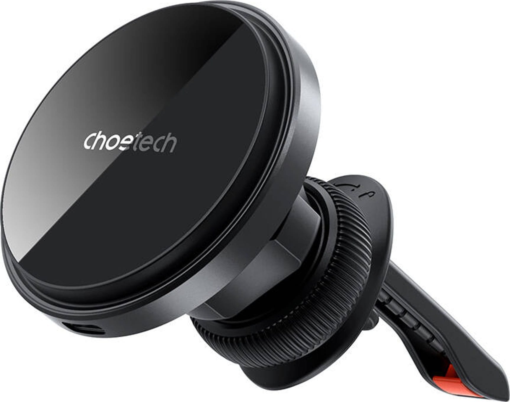 Choetech Magnetyczny uchwyt samochodowy Choetech T204-F, z ładowarką 15W (czarny)