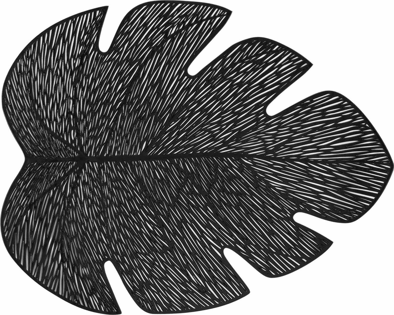 Douceur d`Interieur Mata na stół w kształcie liścia, 36 x 46 cm