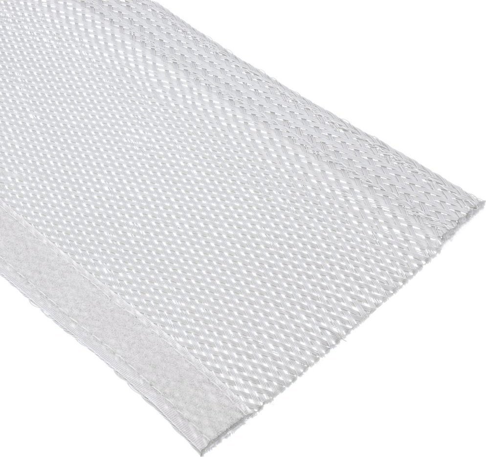 Organizer InLine InLine® Cable wrap, fabric hose with hook and loop fastener, 1m x 40mm diameter, white
