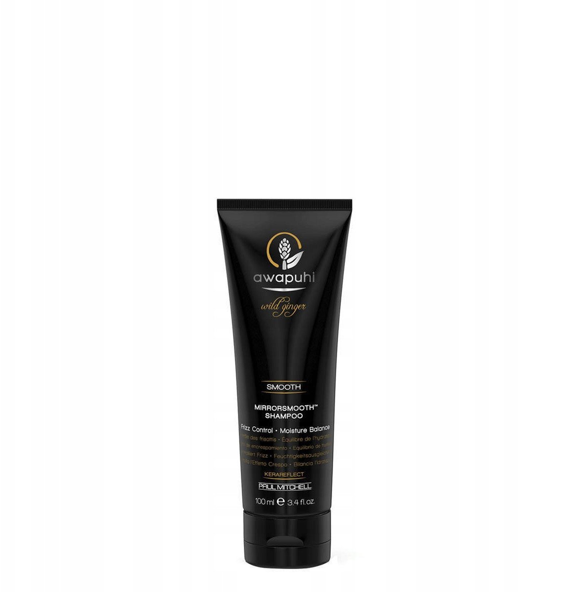 Awapuhi Wild Ginger By Paul Mitchell, Smooth, Sulfates-Free, Hair Shampoo, Anti-Frizz, 100 ml For Women