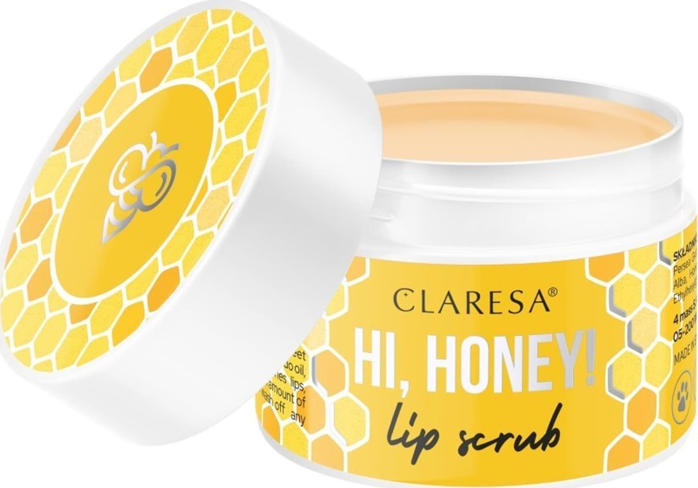Claresa Claresa Odżywczy Peeling miodowy do ust Hi,Honey! 15g