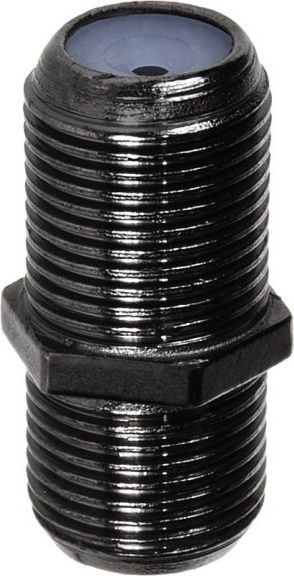 Maclean Gniazdo F-F BECZKA profesjonalna przejście wtyk czarny nikiel Maclean MCTV-904