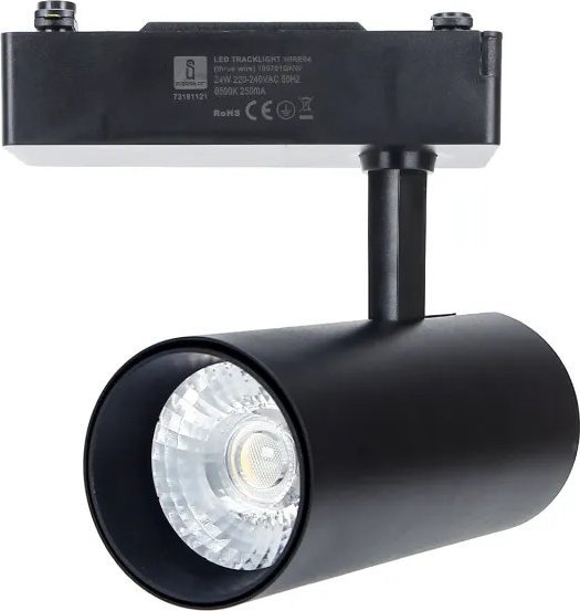 Aigostar Lampa szynowa LED Trójprzewodowe światło szynowe białe 24W LED Trójprzewodowe światło szynowe białe 24W