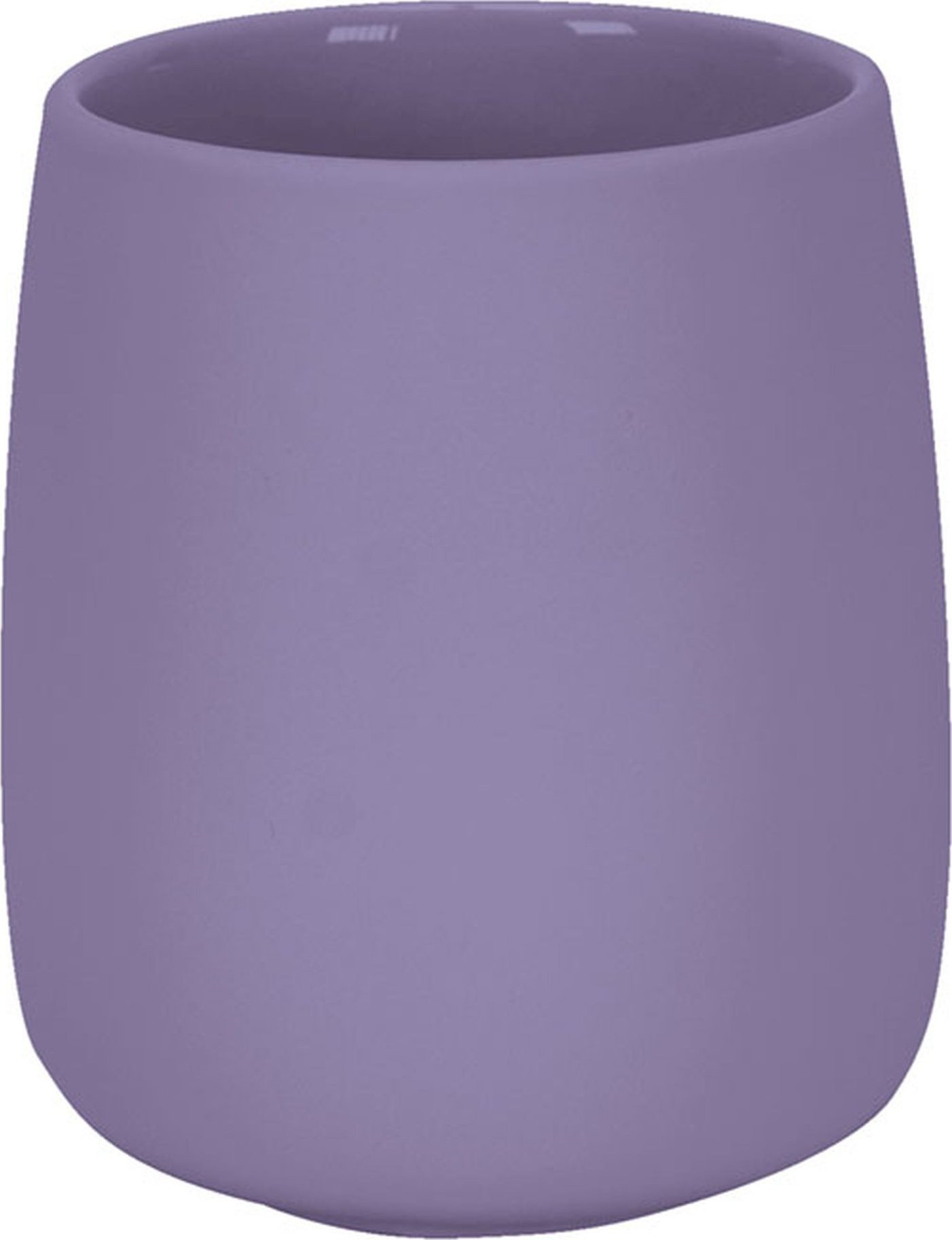 Kleine Wolke Eclipse Kubek łazienkowy Czarny bez Fioletowy kamionka soft touch