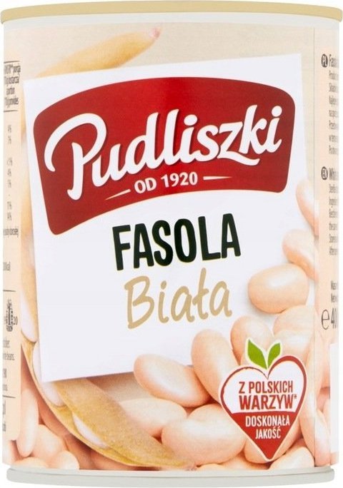 Pudliszki Pudliszki Fasola biała 400 g