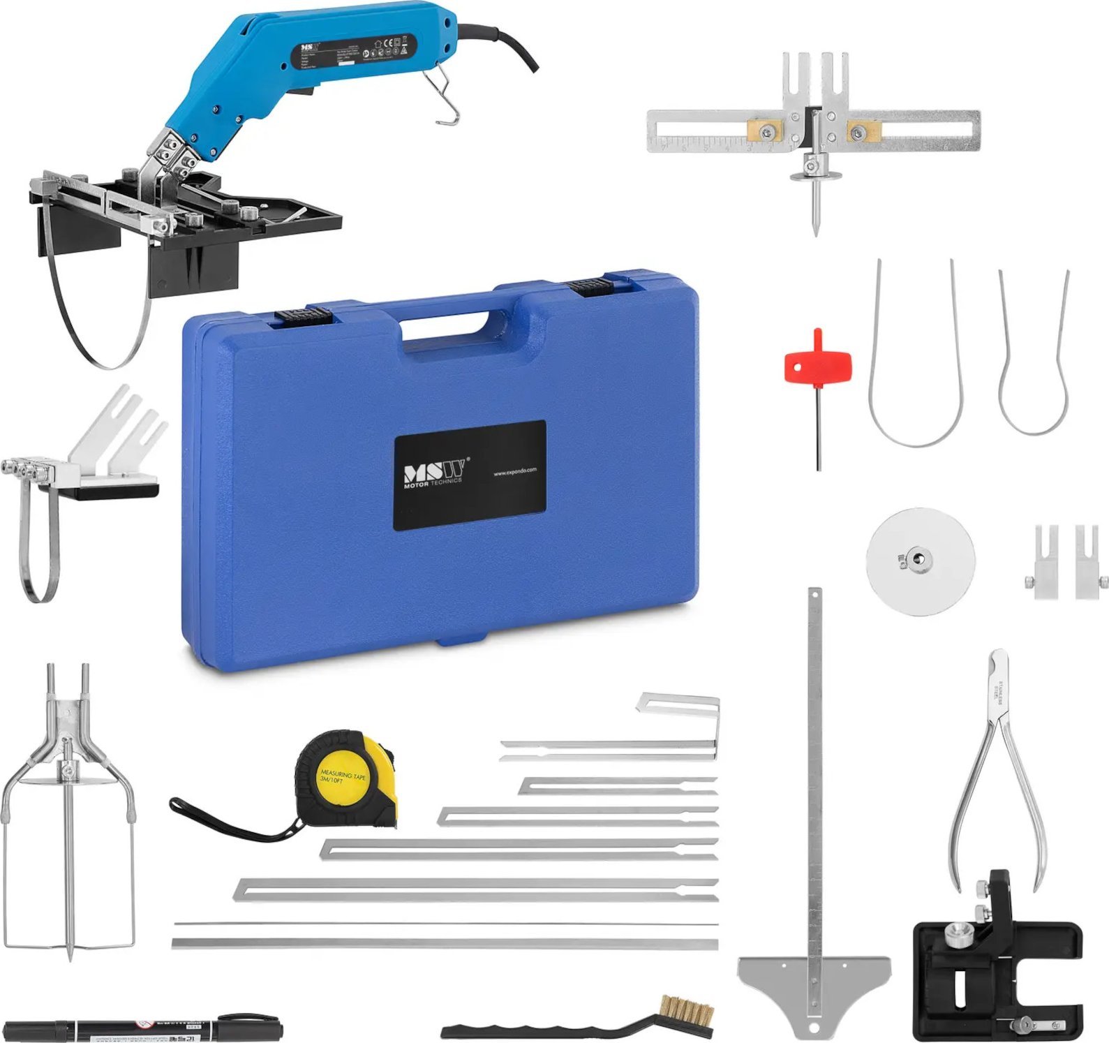 MSW Nóż termiczny do cięcia styropianu z wycinarką do gniazdek 250 mm 500C 250 W - zestaw Nóż termiczny do cięcia styropianu z wycinarką do gniazdek 2